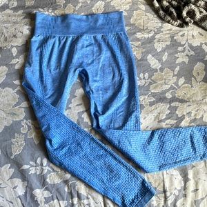 Baby blue workout leggings